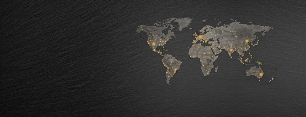 Carte du monde des implantations Volx
