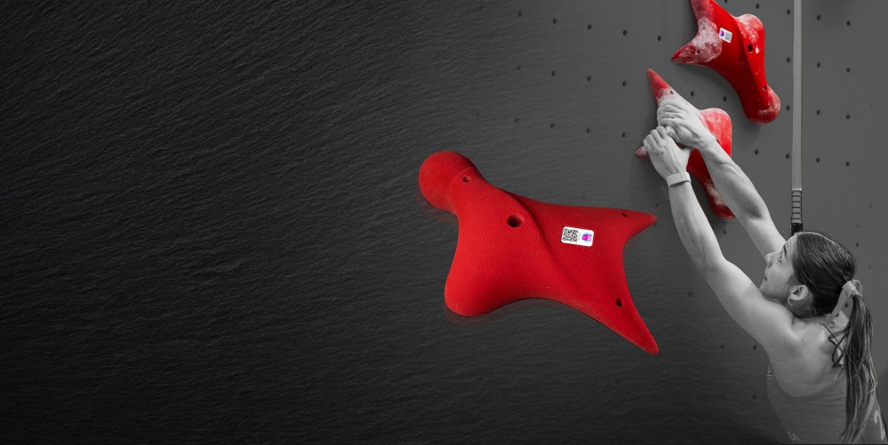 Prises de vitesse Volx utilisées en compétition World Climbing